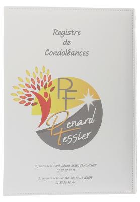 Registre de condoléances personnalisé